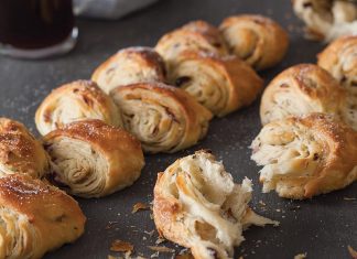 Chestnut, Cranberry, and Rosemary Laminated Pain d’Épi