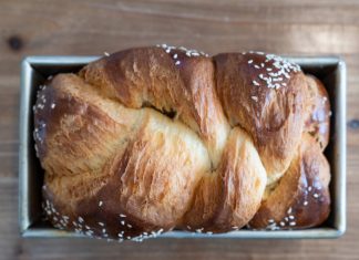 Justin Burke Samson’s Tahini Brioche Babka