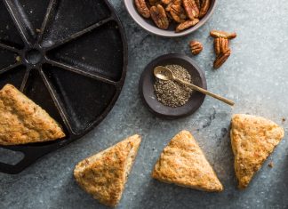 Cheddar Pecan Scones