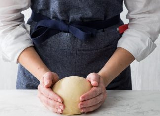 January: Do-It-All Dough Do-It-All Dough in ball on marble