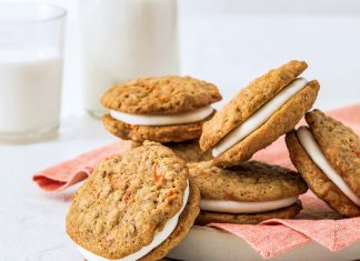Carrot Cake Sandwich Cookies carrot cake sandwich cookies