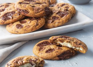 Cream Cheese-Filled Chocolate Chip Cookies