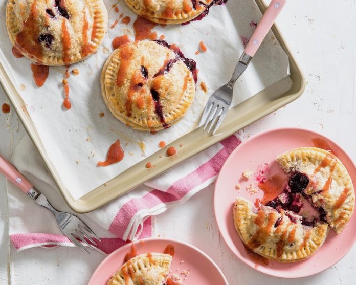 Double-berry hand pies
