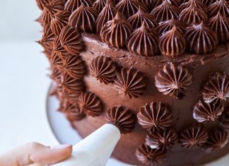 Chocolate Swiss Meringue Buttercream Chocolate Swiss Meringue Buttercream