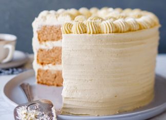 Earl Grey Layer Cake with Vanilla Bean German Buttercream