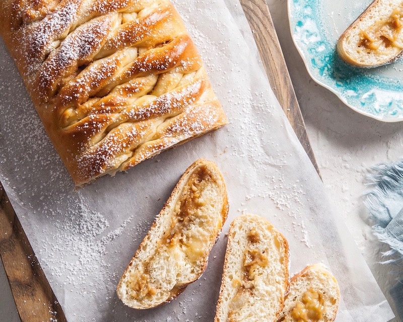 Peanut Butter Banana Braid