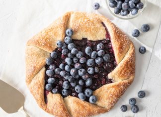 May: Blueberry Cornmeal Galette