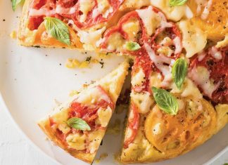 Upside-Down Heirloom Tomato Cornbread