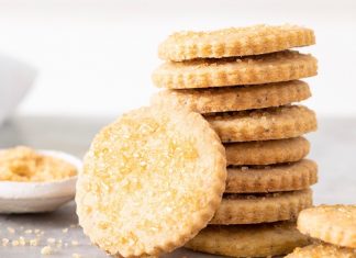 Browned Butter Shortbread Cookies