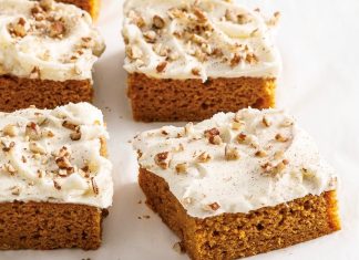 Vanilla Pumpkin Spice Bars