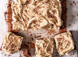 Guinness Brownies Guinness Brownies sliced on white Baking recipe