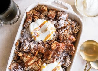 Irish Coffee Soda Bread Pudding