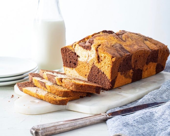 Chocolate orange marble cake recipe | BBC Good Food