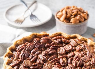 Spiced Rum Pecan Pie