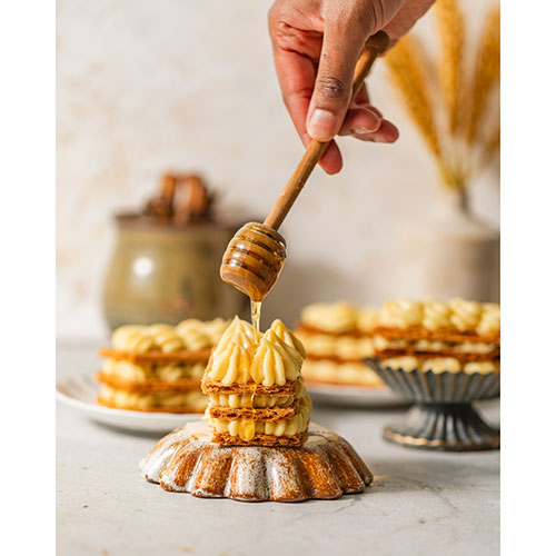 Salted Honey Milee Feuille