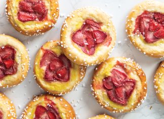 Strawberry Brioche Tarts strawberry brioche tarts