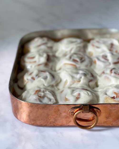 image0 Brian’s Best-Ever Cinnamon Rolls in copper dish