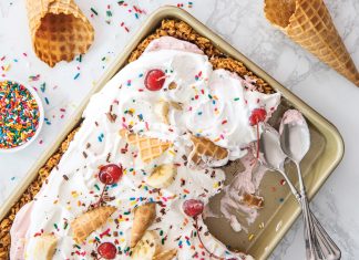 Sheet Pan Banana Split Sheet Pan Banana Split