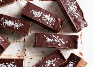 Dark Chocolate Crunch Bars No-Bake Desserts