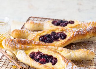 Ekmak honey cheese filled bread with fruit ekmak