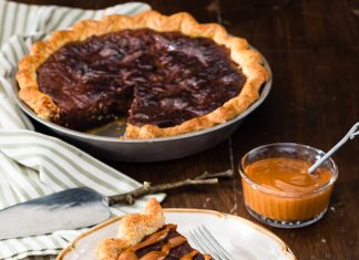 Turtle Brownie Pie turtle brownie pie