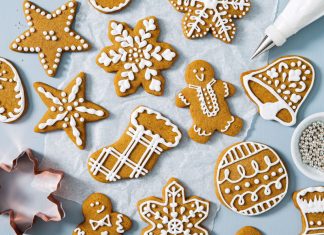 Iced Gingerbread Cutout Cookies Iced Gingerbread Cutout Cookies