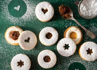 Brandied Fig Linzer Cookies Brandied Fig Linzer Cookies