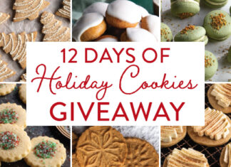 12 Days of Holiday Cookies 2021 12 days of cookies 2023 collage of recipes.