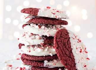 Red Velvet Peppermint Cookies Red Velvet Peppermint Cookies
