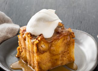 Pumpkin-Pecan Bread Pudding