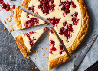 Cherry-Cheese Strudel Tart Cherry Cheese Strudel Tart