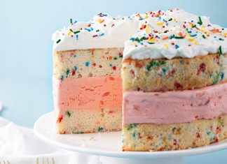 Confetti Ice Cream Cake confetti ice cream cake