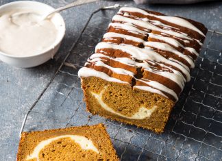 Pumpkin Spice Bread with Cream Cheese Swirl Pumpkin Spice Bread with Cream Cheese Swirl