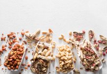 From the Pantry: Peanuts different peanuts in scoops on table
