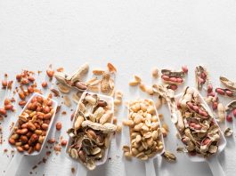 From the Pantry: Peanuts different peanuts in scoops on table