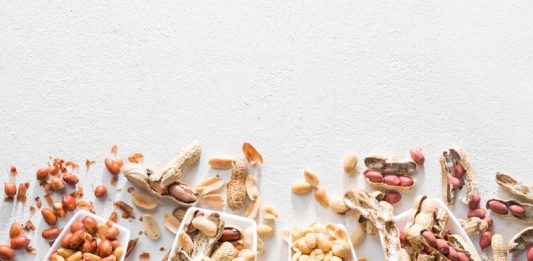 From the Pantry: Peanuts different peanuts in scoops on table
