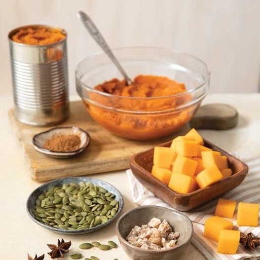 from the pantry pumpkin seeds and puree with seasonal nuts