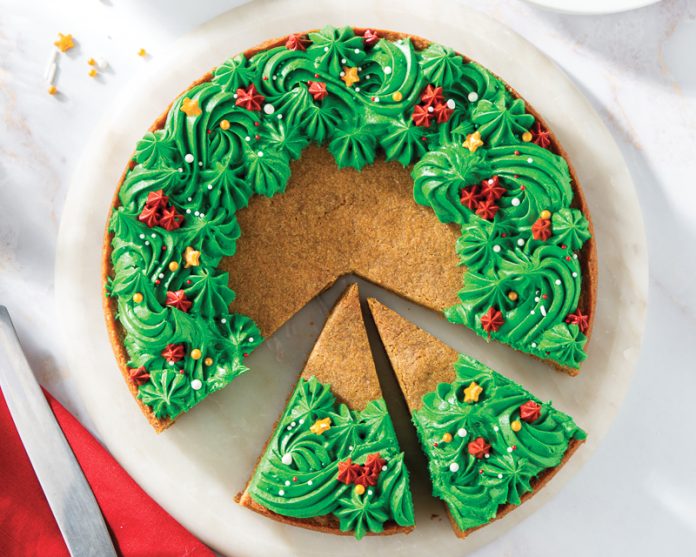 Spiced Cookie Wreath Cake - Bake from Scratch