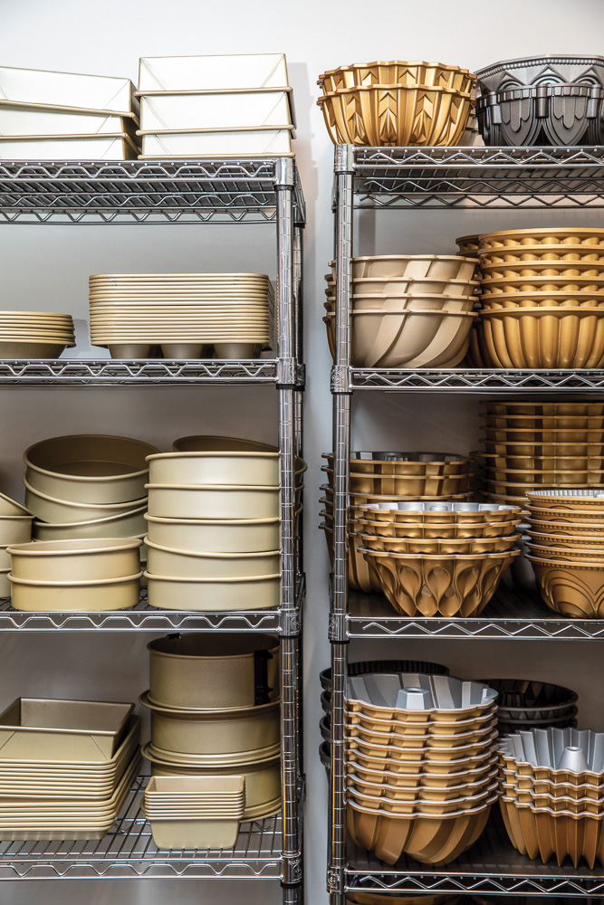 Hoffman media test kitchen bundt pans stacked