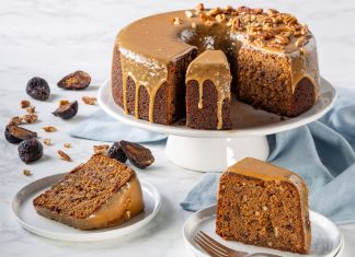 Ocracoke Island Fig Cake Ocracoke Island Fig Cake sliced