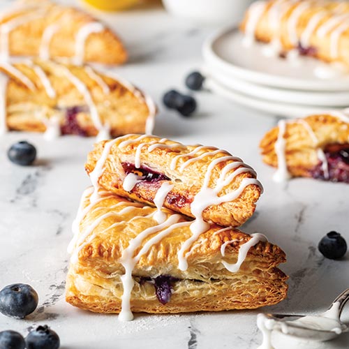 Blueberry Puff Pastries