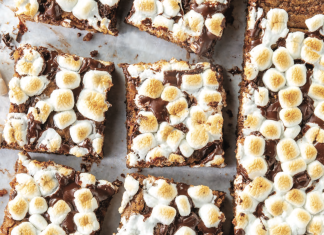 S’mores Blondies s'mores blondie