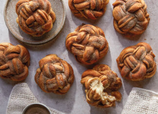 Spiced Sugar Twists Spiced Cinnamon Twists on gray surface
