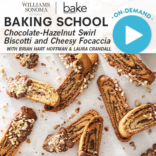 Baking School On-Demand: Biscotti and Focaccia 2023