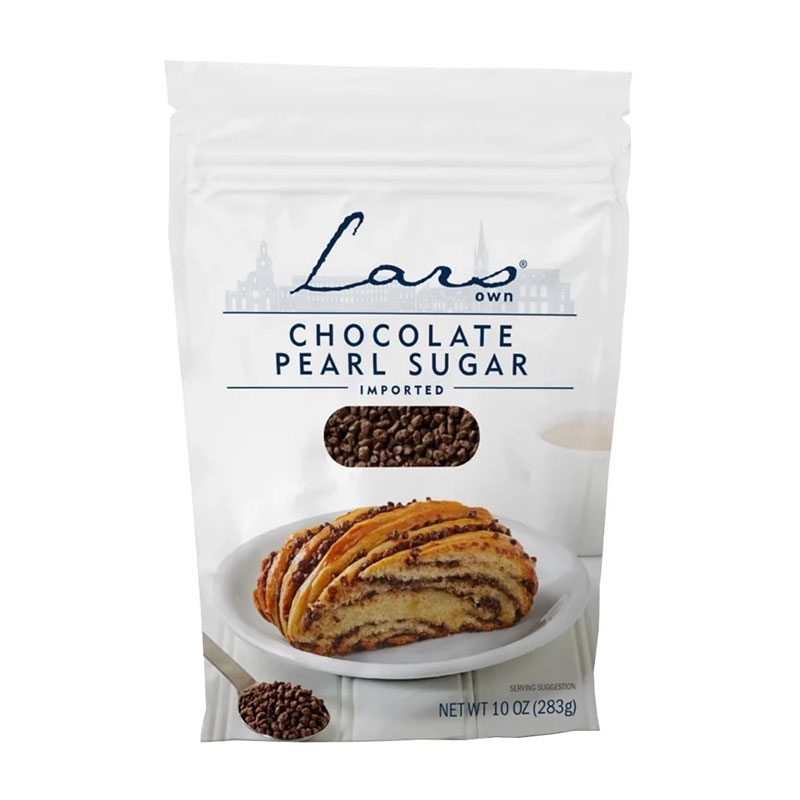 Lars chocolate pearl sugar package