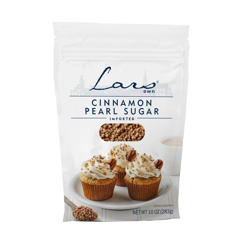 Lars cinnamon pearl sugar package