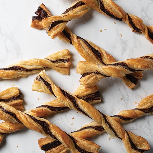Chocolate Hazelnut Twists