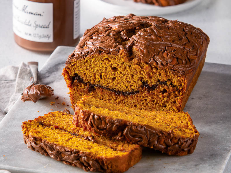 bonne maman pumpkin chocolate swirl loaf