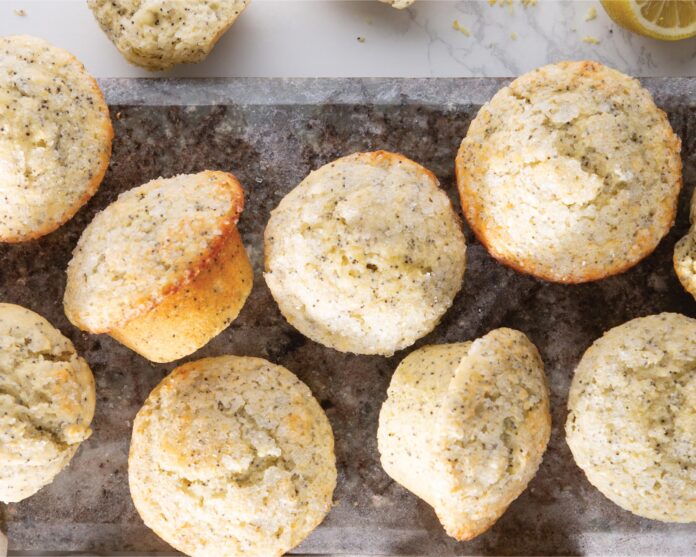 Lemon, Poppy Seed, and Ricotta Muffins