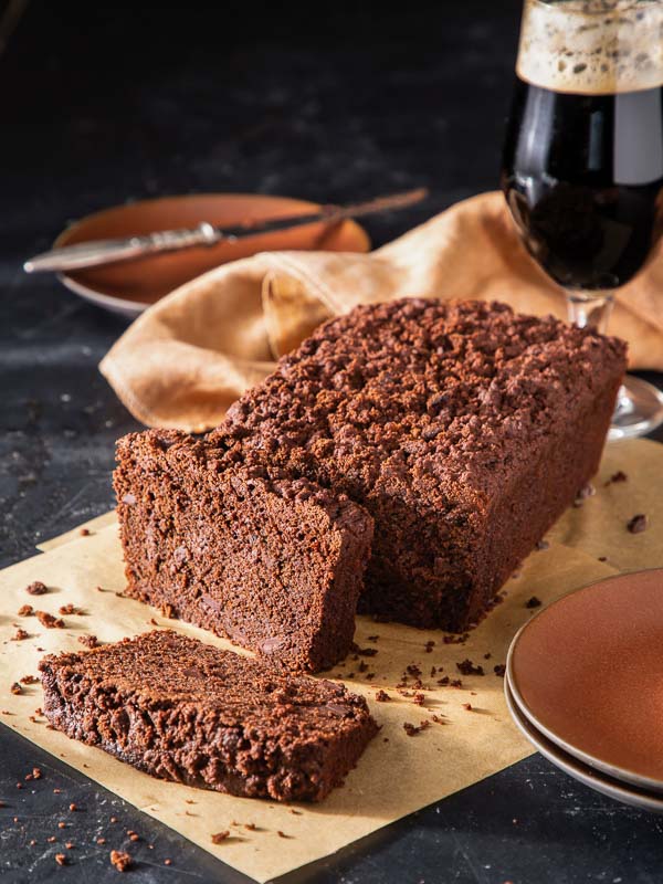 Chocolate-Stout Coffee Loaf Cake